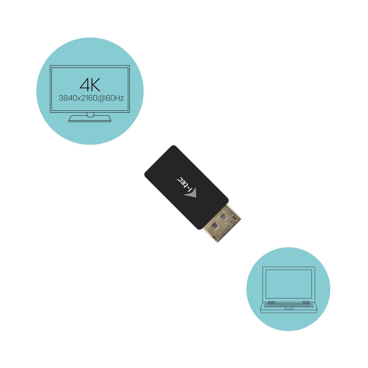Adapter DisplayPort na HDMI, 4K/60Hz 4