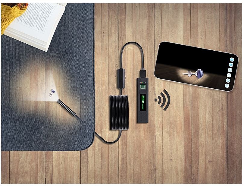 Endoskopska kamera 5M, 8mm, LED, WiFi 5
