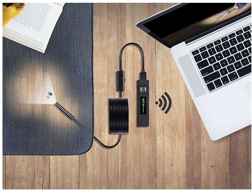 Endoskopska kamera 5M, 8mm, LED, WiFi 6