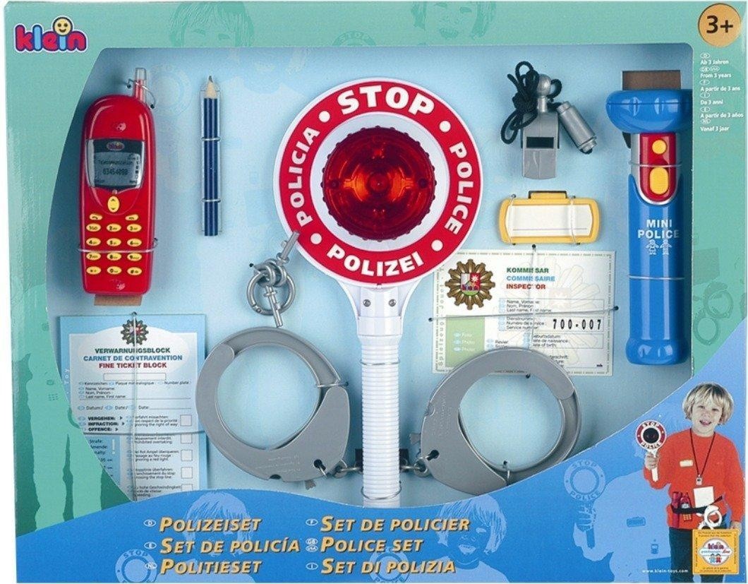 Klein policijski set 10 delov z lučko