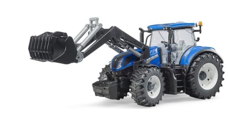 Gradbeni stroj Bruder Traktor New Holland T7.315 z nakladalnikom 2