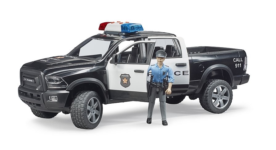 Avto Bruder Dodge RAM 2500 Policija z figurico 2