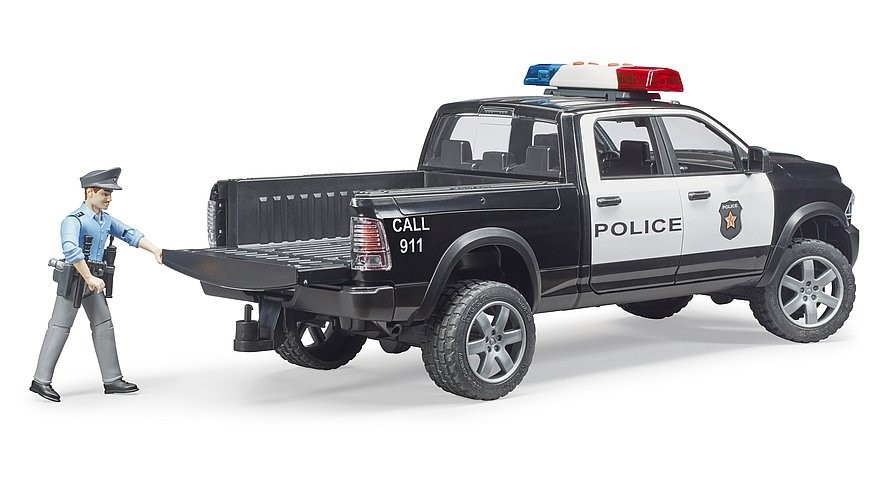 Avto Bruder Dodge RAM 2500 Policija z figurico 4