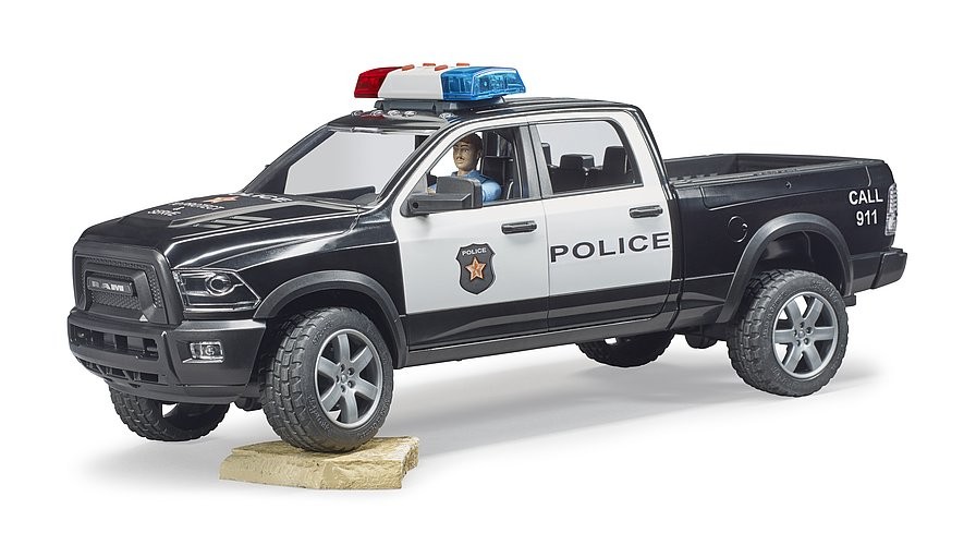 Avto Bruder Dodge RAM 2500 Policija z figurico 5