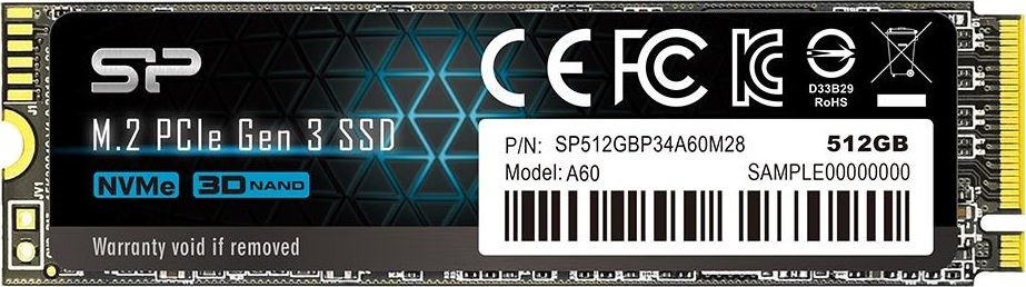 SSD disk A60 512GB M.2 PCIe NVMe