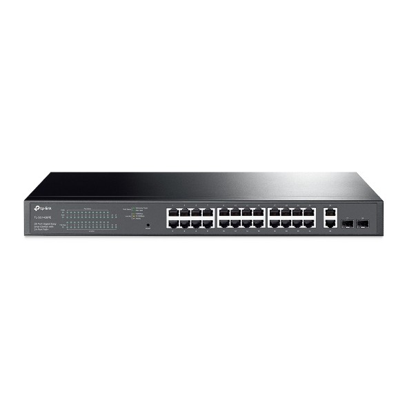 TP-LINK SG1428PE mrežni preklopnik, 24x Gb-PoE+, 2x Gb, 2x SFP