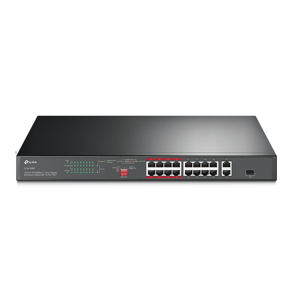 Omrežni stikalo SL1218P, 16xFE PoE+