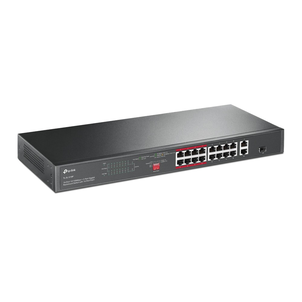 Omrežni stikalo SL1218P, 16xFE PoE+ 2