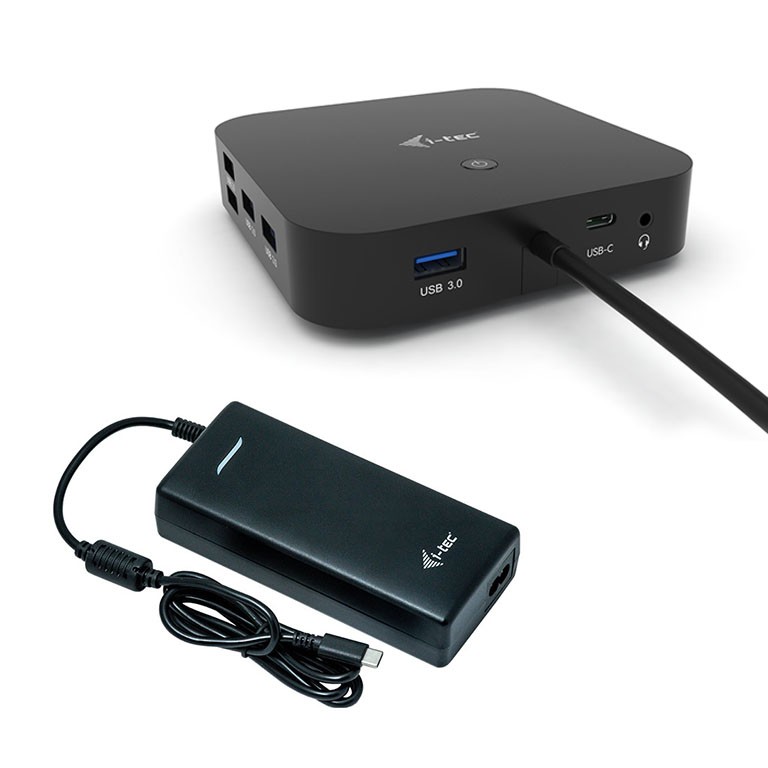 USB-C Docking Station PD 100W + i-tec polnilnik 100W