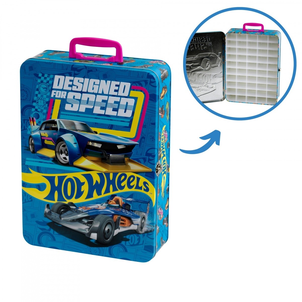 Škatla za shranjevanje 50 avtomobilčkov Hot Wheels 5