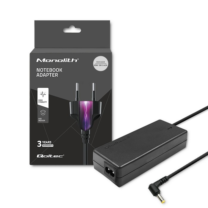 Napajalnik za Acer 65W (19V, 3.42A), 5.5x1.7mm