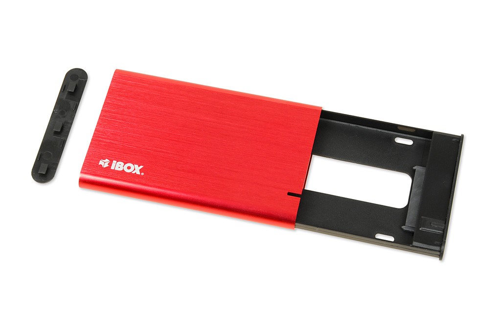Zunanji ovitek za HDD IBOX HD-05 2,5" USB 3.1, rdeč