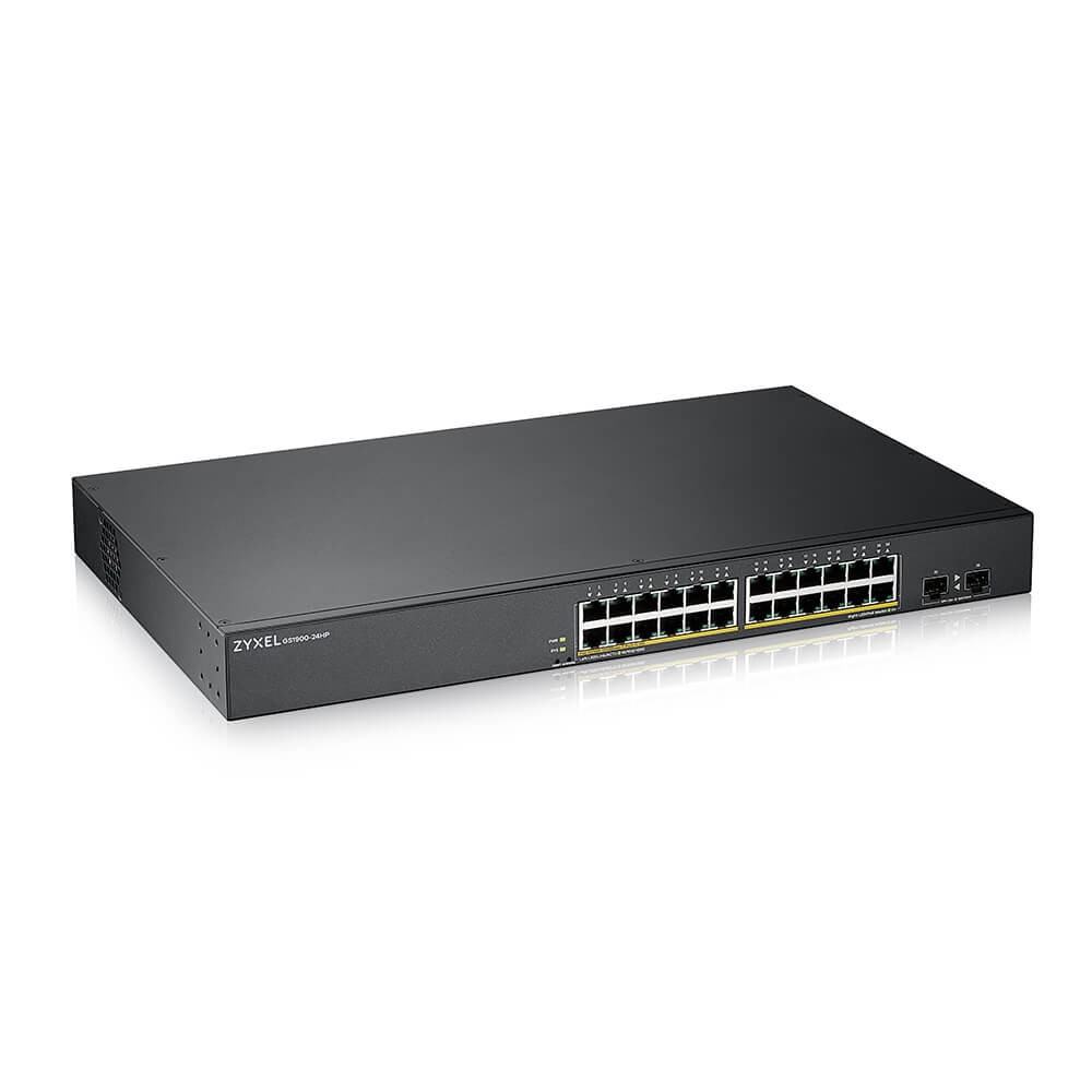 Pametni mrežni preklopnik (switch) GS1900 24xGbE PoE 2