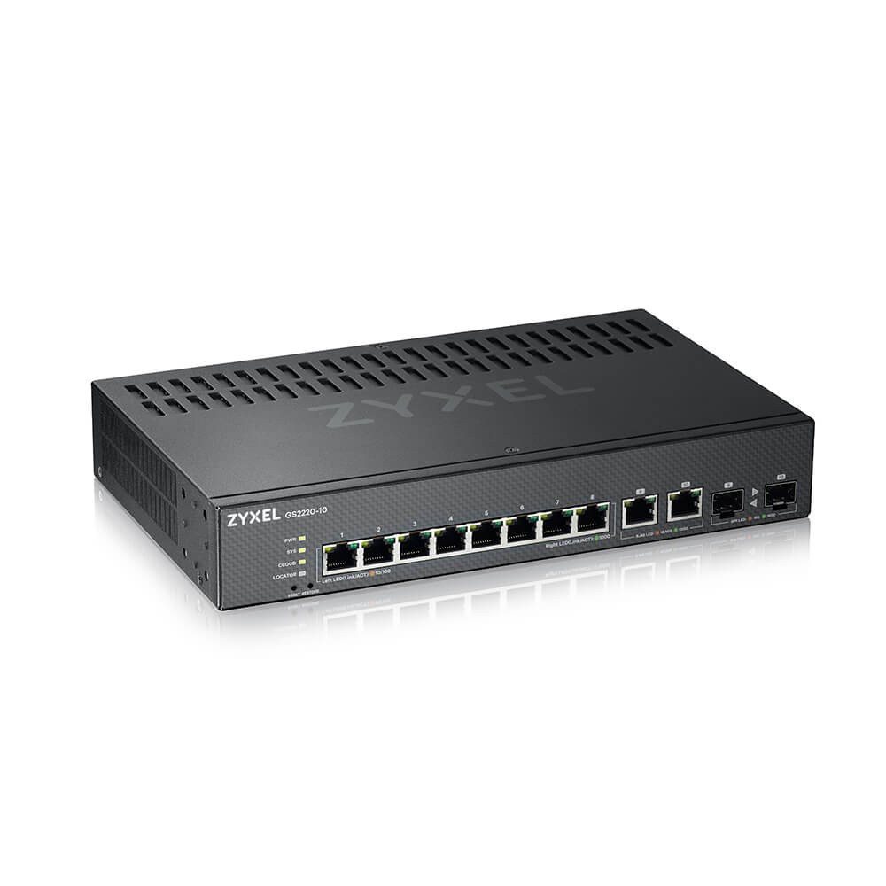 Upravljano stikalo GS2220, 8xGbE + 1GbE Uplink 2