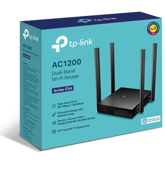 TP-LINK Archer C54 AC1200 WiFi usmerjevalnik (router) 4