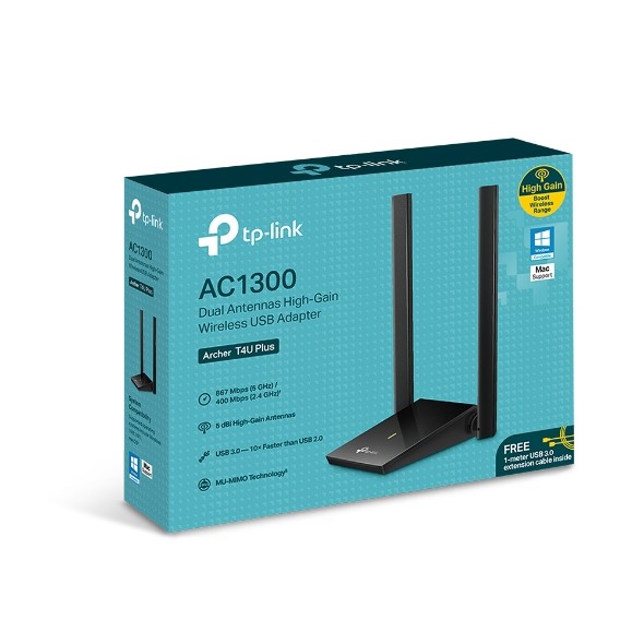 Mrežna kartica Archer T4U Plus, USB AC1300 4