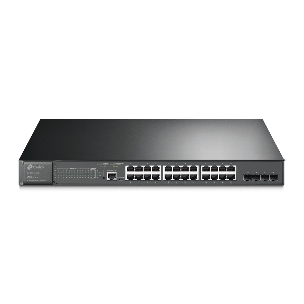 Mrežni preklopnik SG3428MP: 24xGE PoE+ 4xSFP