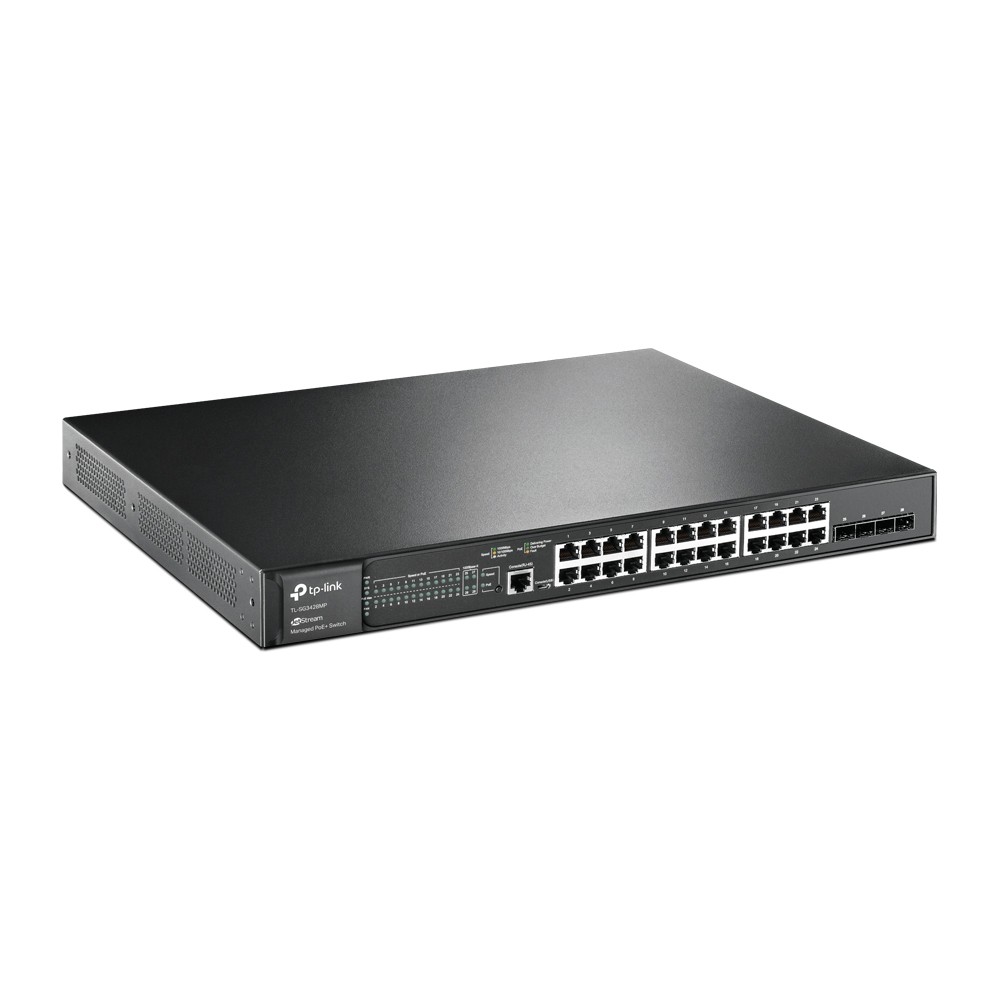 Mrežni preklopnik SG3428MP: 24xGE PoE+ 4xSFP 2
