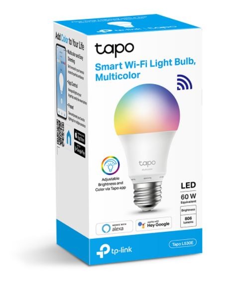 TP-LINK Tapo L530E pametna WiFi žarnica, barvna, zatemnitev 2
