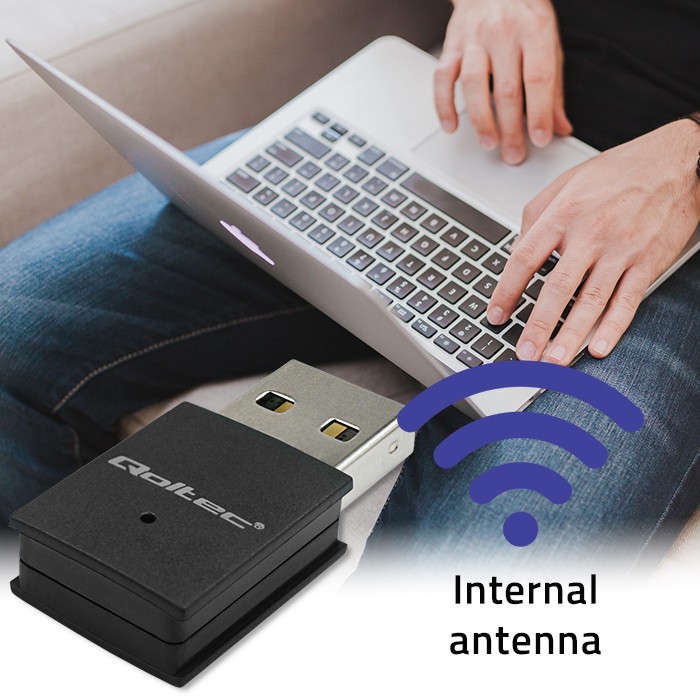 Brezžični mini Wi-Fi adapter + BT 4.0 (USB, standard N) 6
