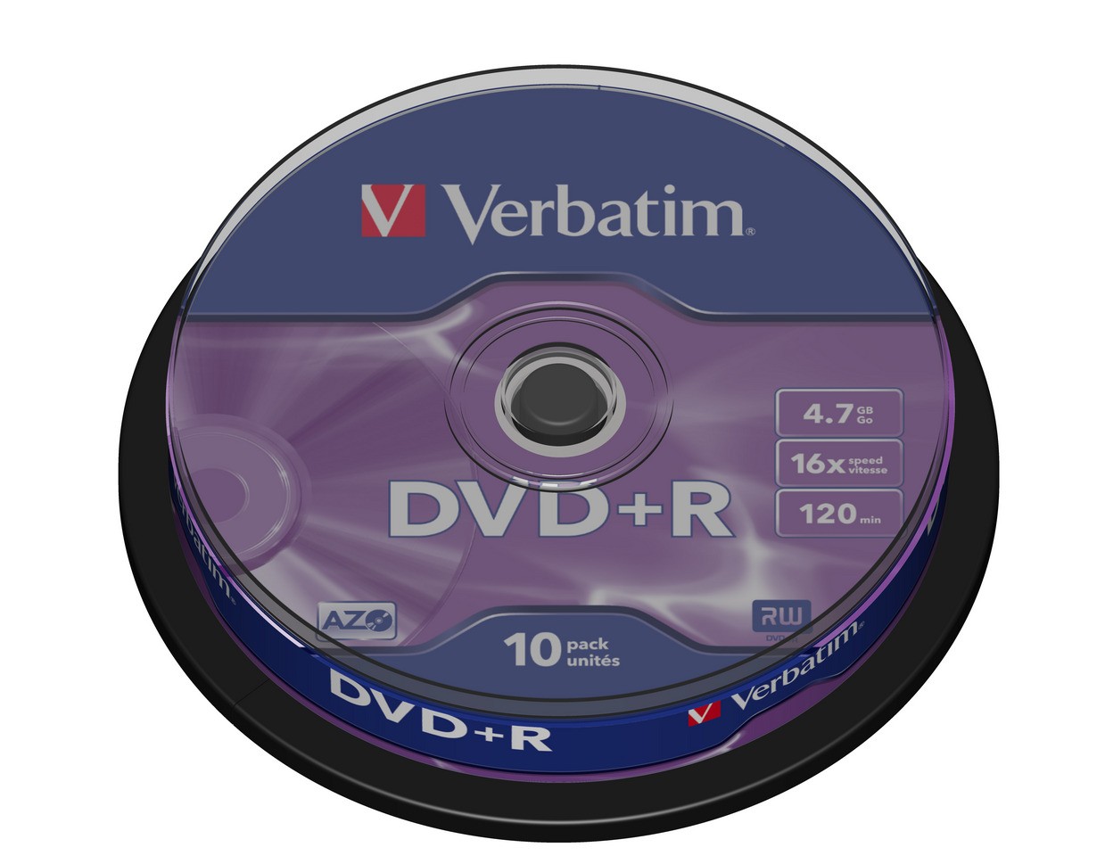 DVD+R ploščki, 16x, 4.7GB, 10 kosov