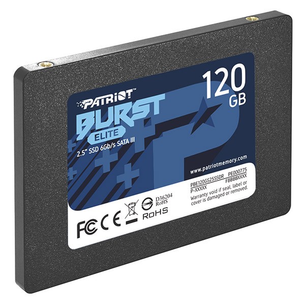 Patriot Burst Elite 120 GB SSD disk, SATA III 2.5" 2