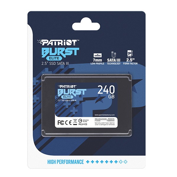 Patriot Burst Elite 240 GB SSD disk, SATA III 2.5" 4