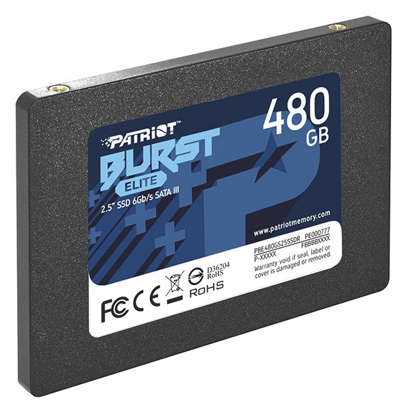 Patriot Burst Elite 480 GB SSD disk, SATA III 2.5" 2