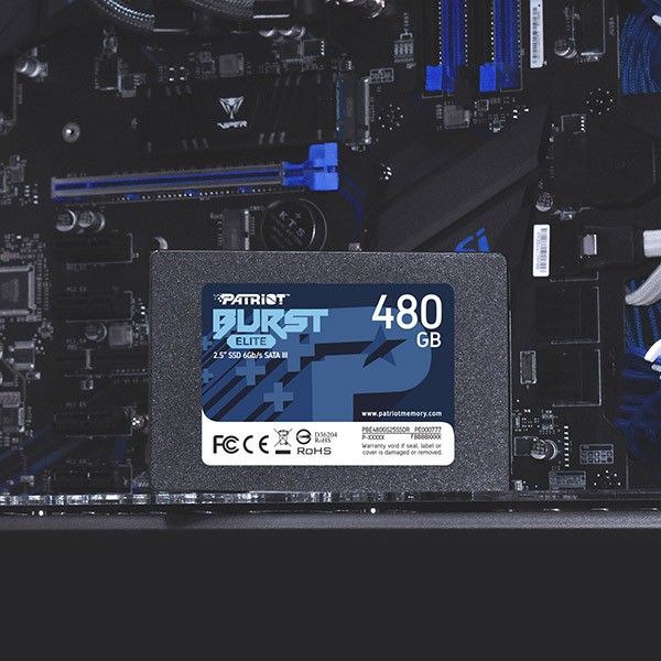 Patriot Burst Elite 480 GB SSD disk, SATA III 2.5" 3
