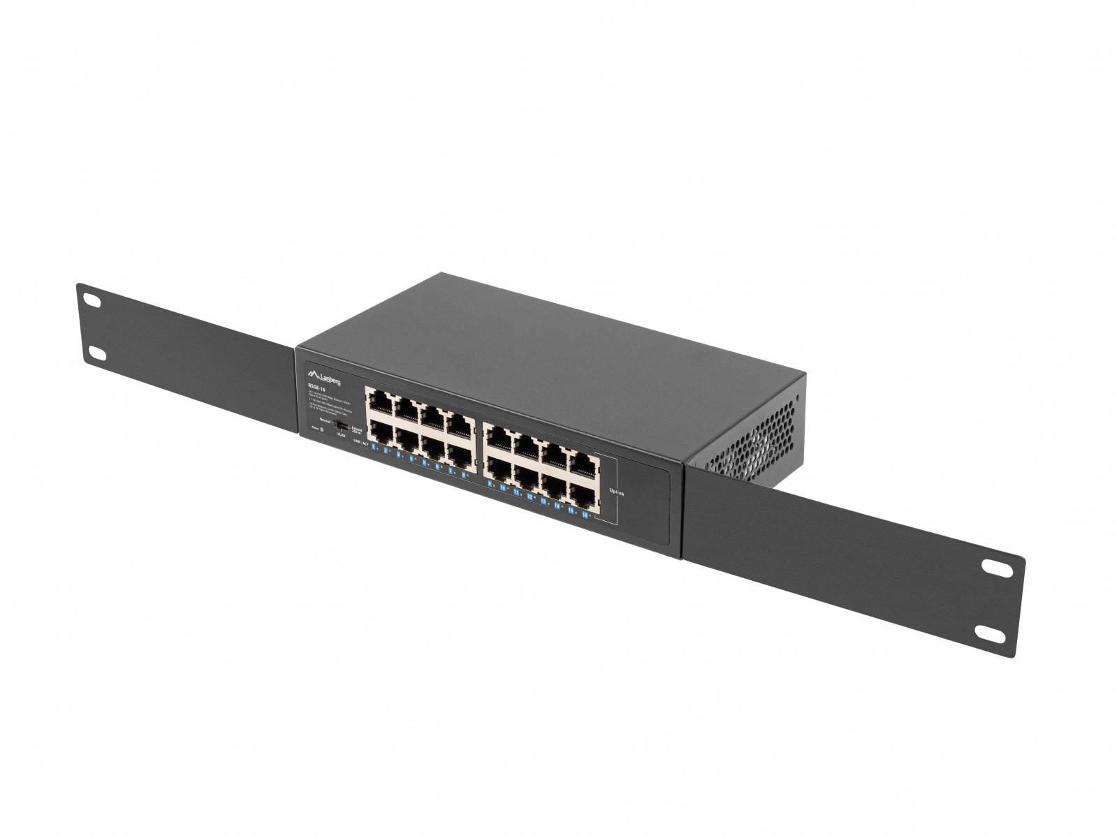 Lanberg RSGE-16 16-portni Gigabit Ethernet stenski usmerjevalnik (switch) 3
