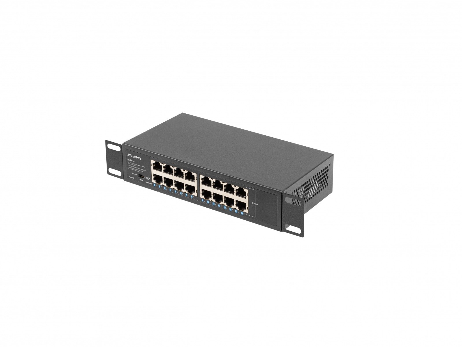 Lanberg RSGE-16 16-portni Gigabit Ethernet stenski usmerjevalnik (switch) 4