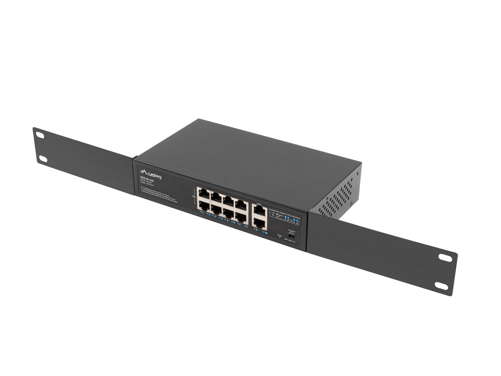 Switch 8x100MB PoE+/2x 1GB RSFE-8P-2GE-120 3