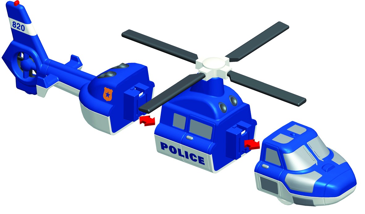 MALIK MalBlo magnetna policijska vozila 6