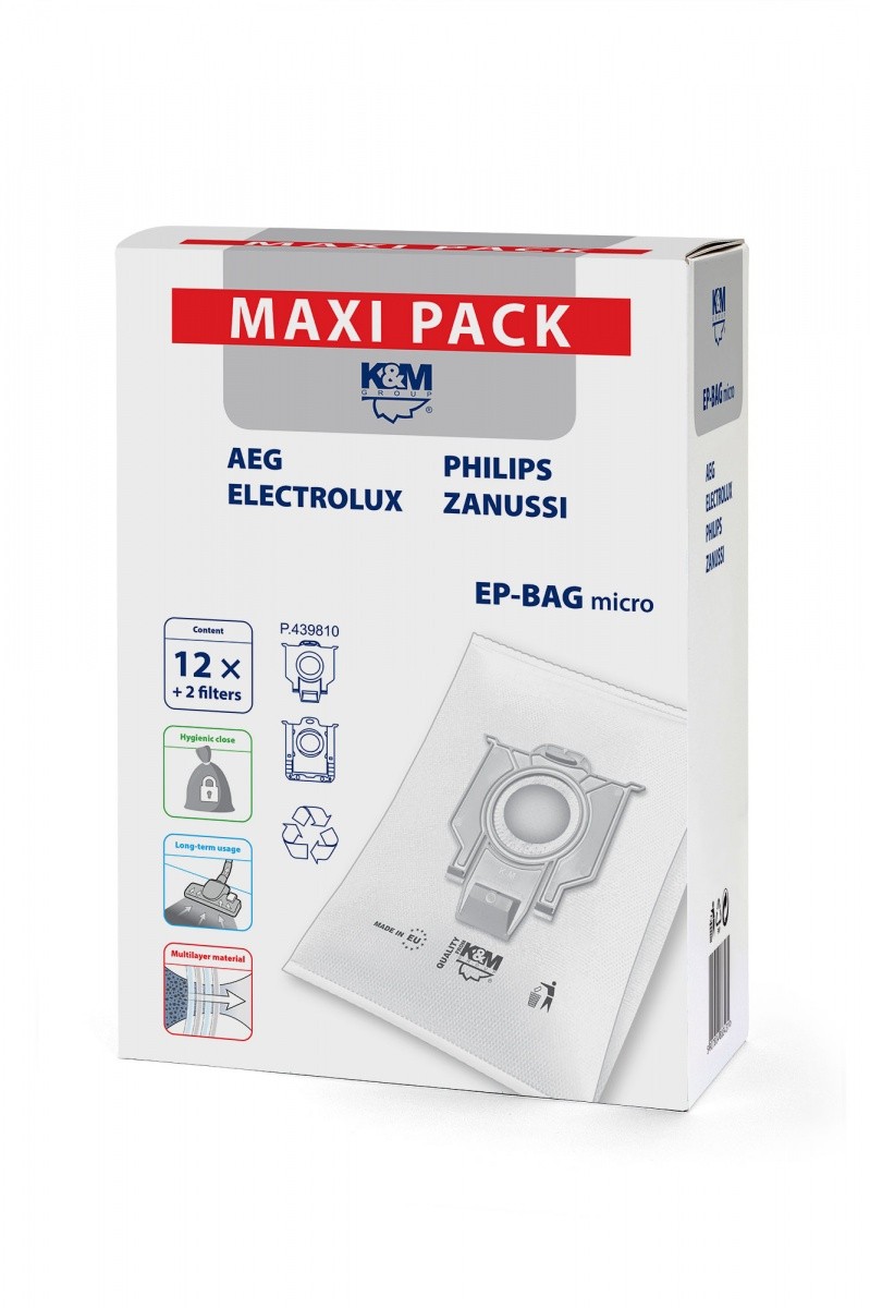 Vrečke za sesalnik, 14 kosov, micro MAXI PACK