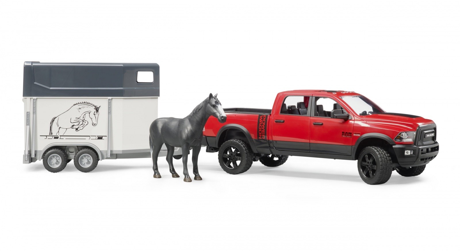 BRUDER RAM 2500 Power Wagon z avt. za konje 2