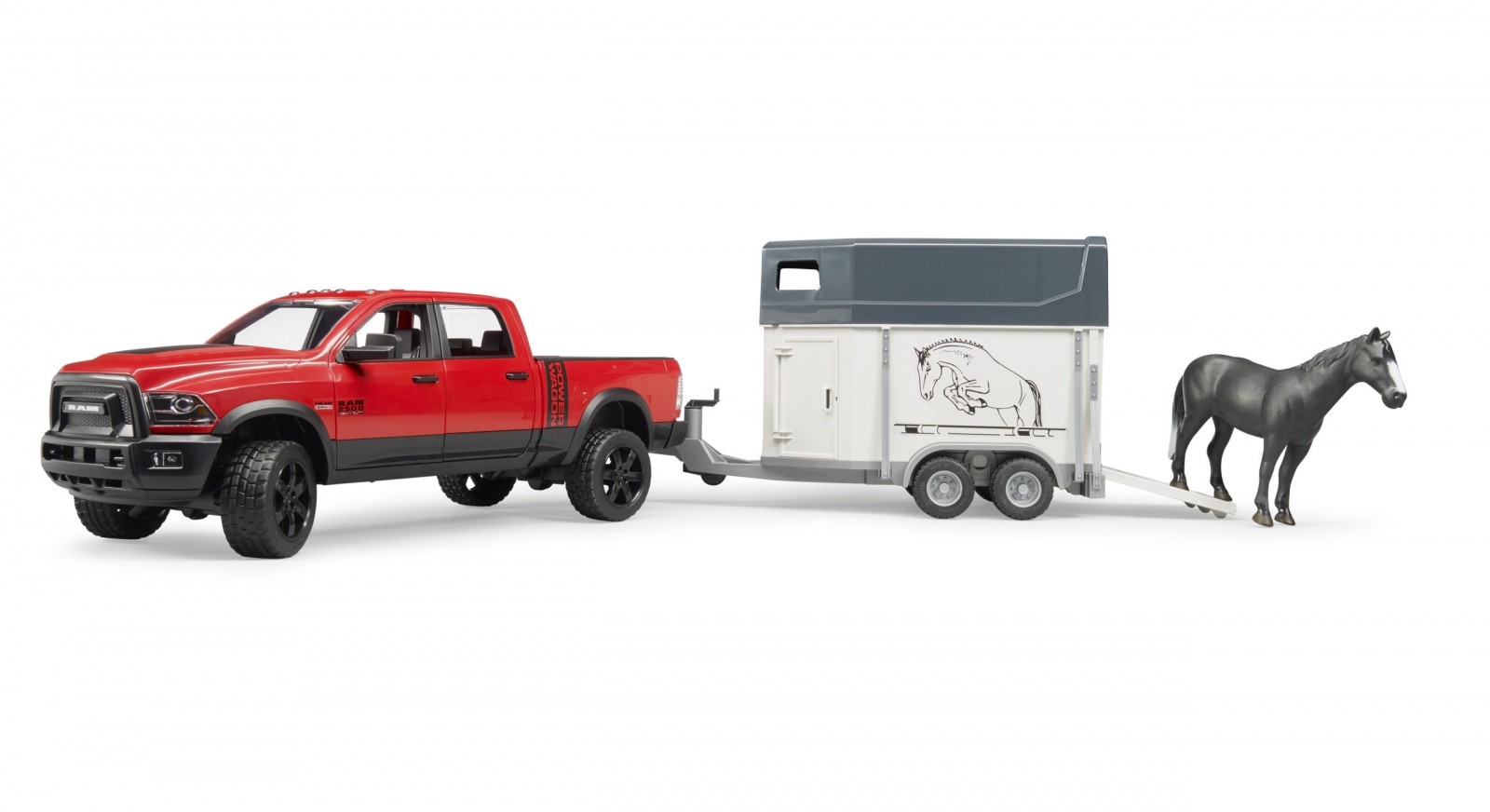BRUDER RAM 2500 Power Wagon z avt. za konje