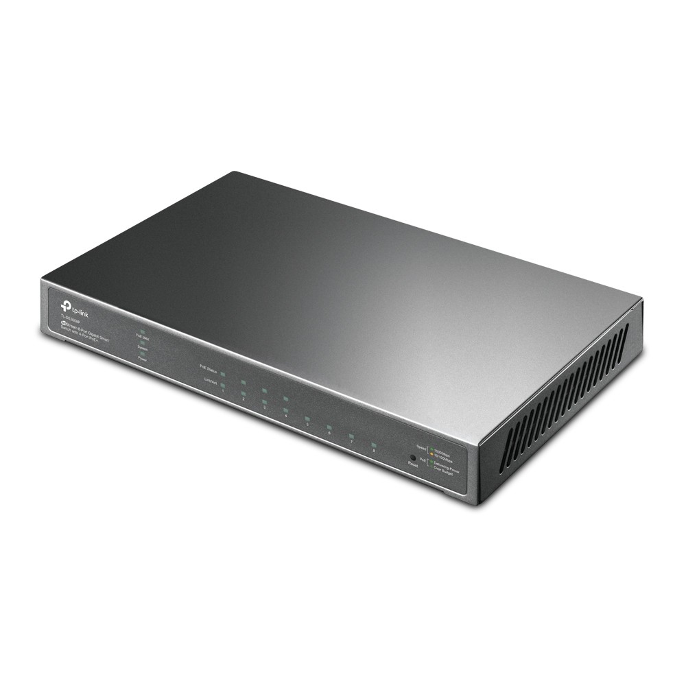 TP-LINK SG2008P SMART prekidač, 8x GE (4x PoE+), upravljani 2