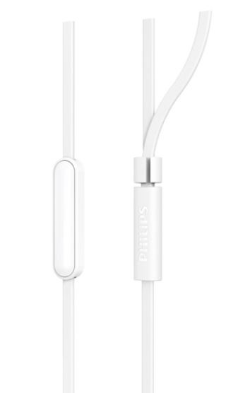Philips slušalke TAE1105WT, bele 3