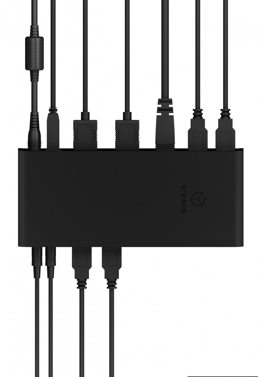 IcyBox IB-DK2251AC Docking Station za prenosnike z DisplayLink, 2x HDMI 2