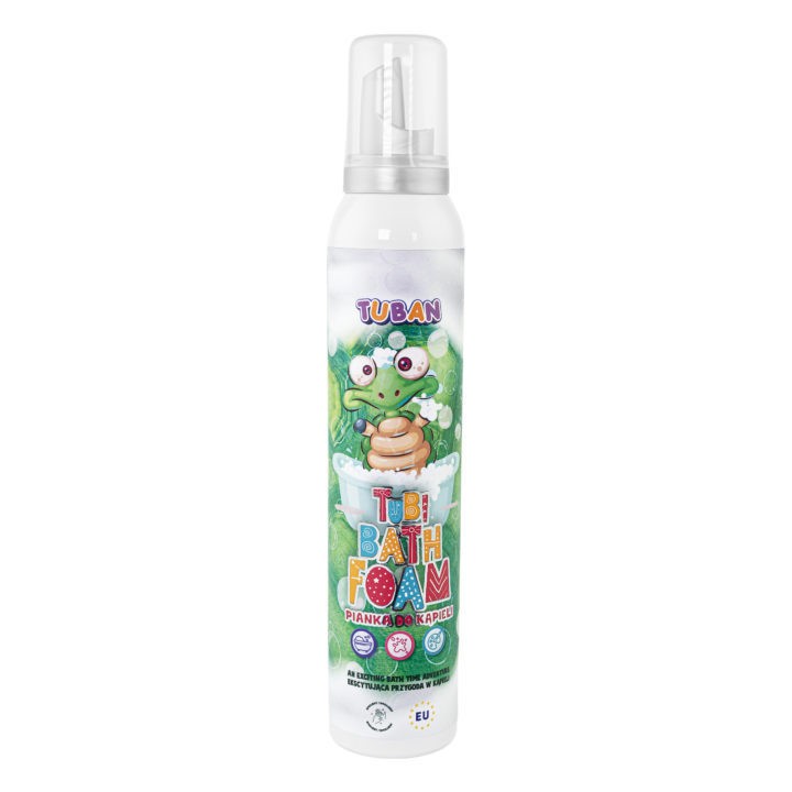 Otroška pena za kopanje Tubi - Zeleni Edek, 200 ml