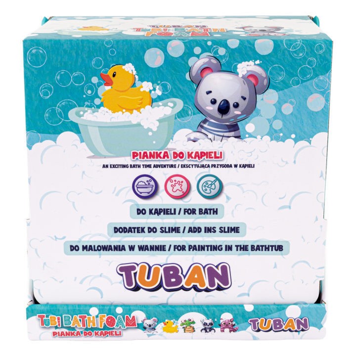 Otroška pena za kopanje Tubi - Mix, 200 ml (Display 15 kosov) 7