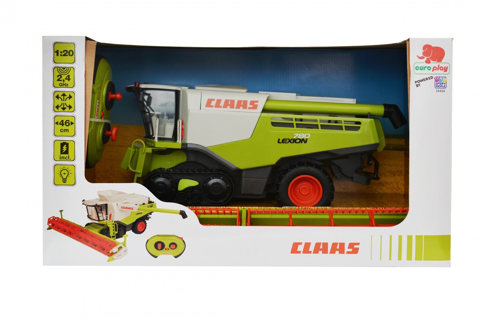 Daljinsko voden kombajn Happy People Claas Lexion 780 RC