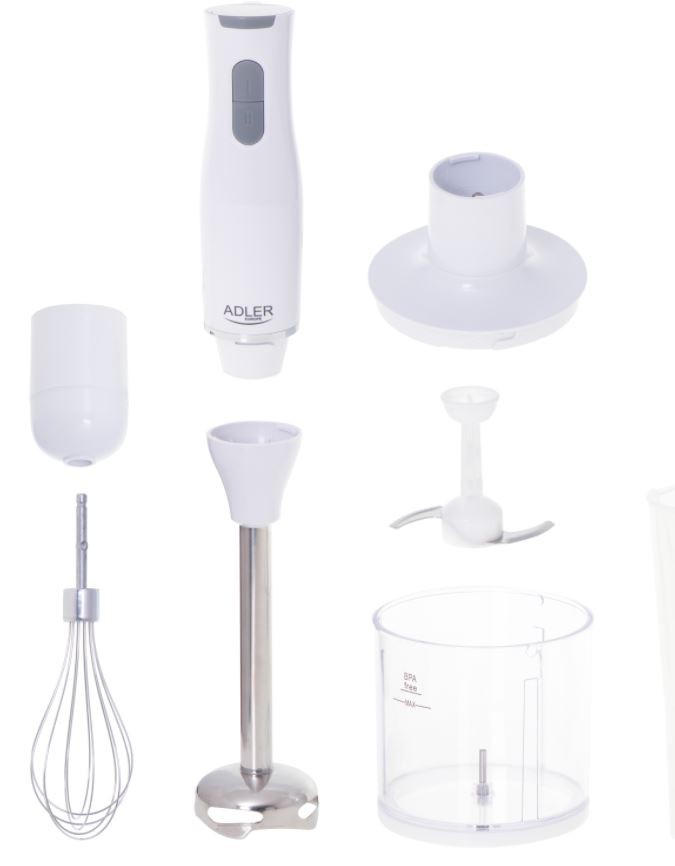 Adler AD 4620 Ročni Blender Set, 750W 8