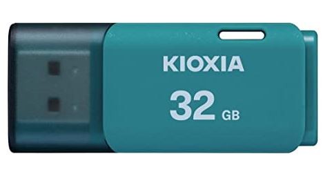 Kioxia Hayabusa U202 32GB USB 2.0 Pendrive Aqua