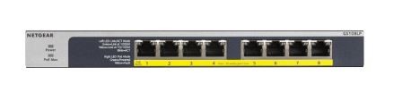 Mrežni preklopnik (switch) GS108LP, 8xGE PoE/PoE+