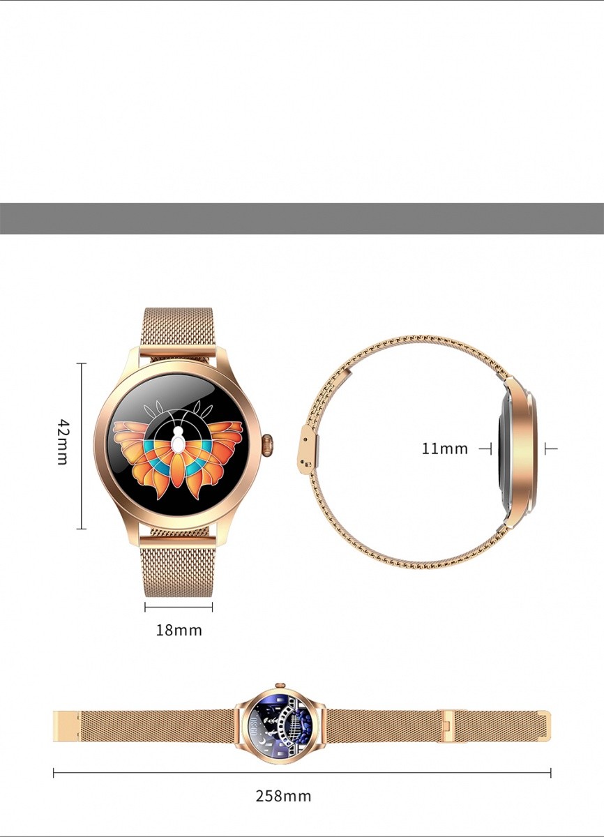 Pametna ura Fit FW42, Zlat 2