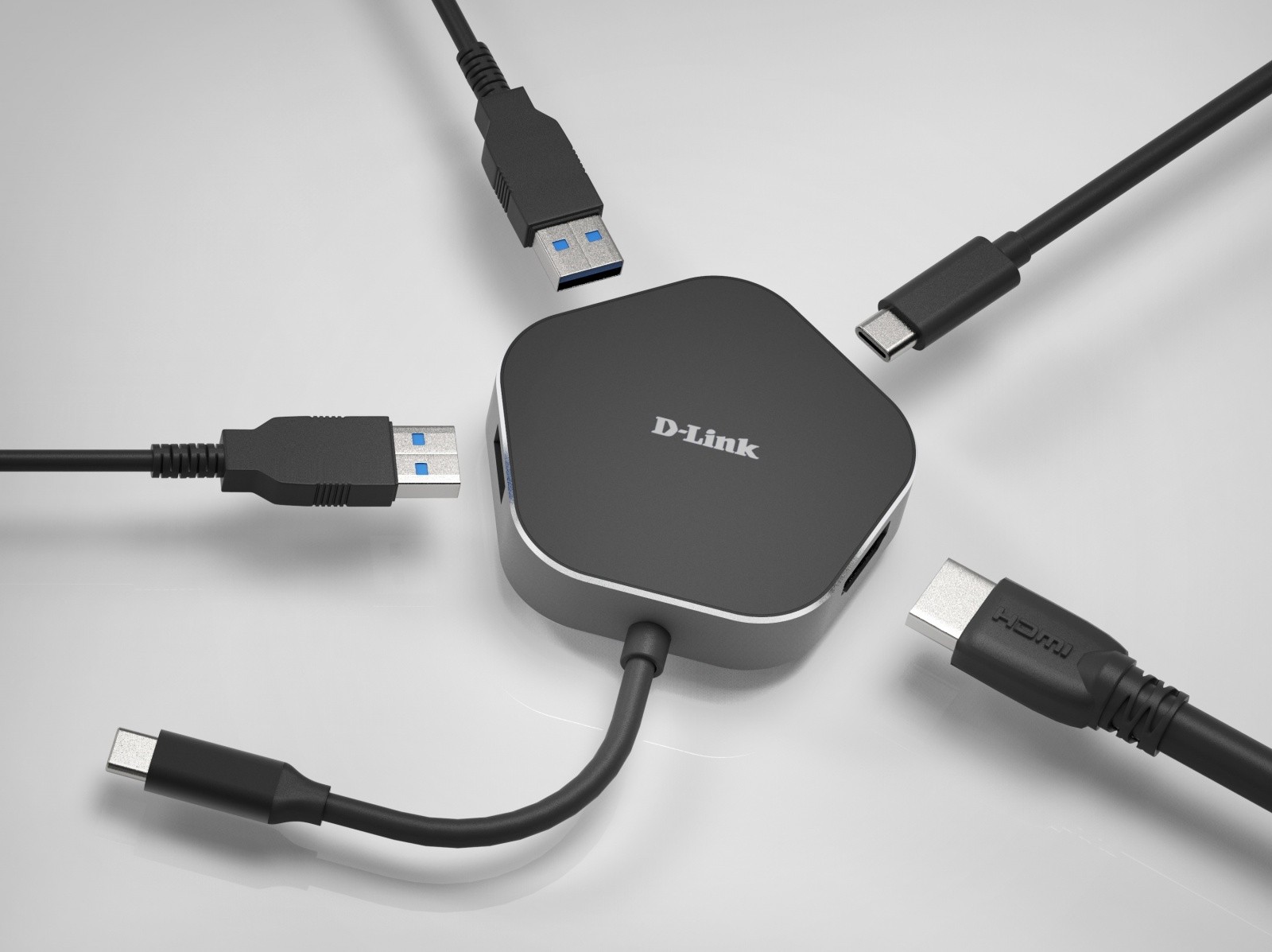 D-Link DUB-M420 USB-C Hub: 4xUSB 3.0, HDMI 4