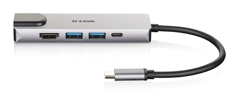 USB-C HUB D-Link DUB-M520 z USB 3.0 in HDMI vhodi 3