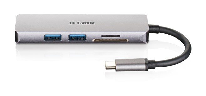 D-Link DUB-M530 USB-C Hub: 2xUSB 3.0, HDMI, SD/microSD 3
