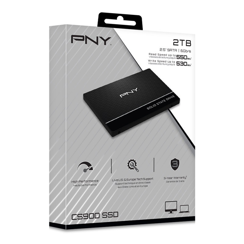 PNY CS900 2TB SSD disk, 2.5", SATA3 4